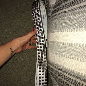 Accessories - 💋 BUY 1 GET 1 FREE White studded belt Accessories - 💋 BUY 1 GET 1 FREE White studded belt